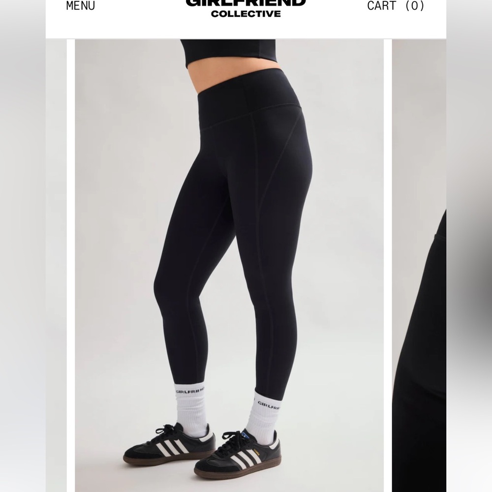 Girlfriend Collective | Black Compressive High-Rise Legging